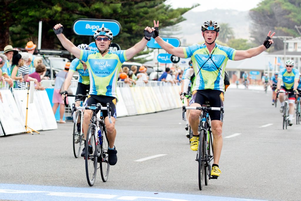 STRONG FINISH: As part of South Australia's Tour Down Under, amateur cyclists get to tackle the hardest stage ahead of the pro riders. Iain Curry dons the lycra... STRONG FINISH: As part of South Australia's Tour Down Under, amateur cyclists get to tackle the hardest stage ahead of the pro riders. Iain Curry dons the lycra...