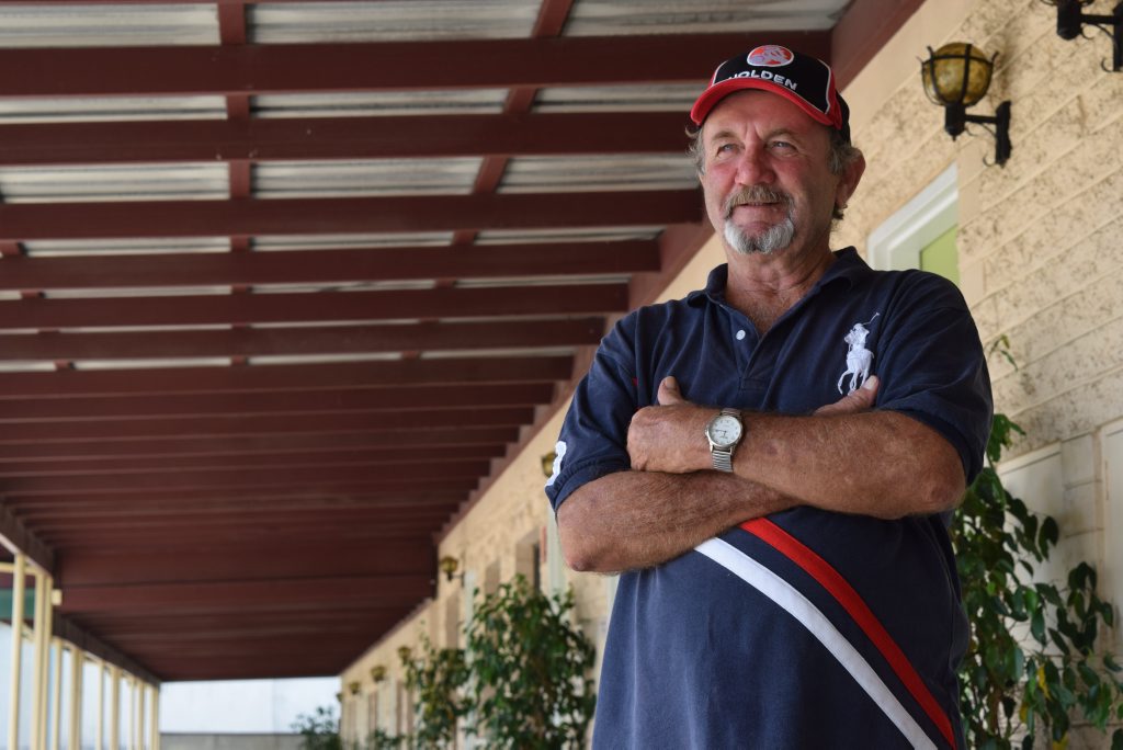 Tramway Hotel owner Ted Swain is worried sewerage problems in Sarina will hurt his business. Photo: Emily Smith Tramway Hotel owner Ted Swain is worried sewerage problems in Sarina will hurt his business. Photo: Emily Smith