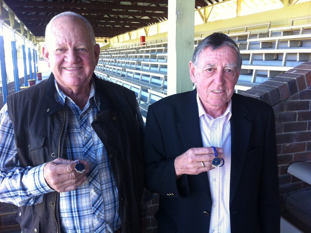 Darryl Taylor and Bede Murray were made life members of Clarence River Jockey Club. Photo Bill North / Daily Examiner Darryl Taylor and Bede Murray were made life members of Clarence River Jockey Club. Photo Bill North / Daily Examiner