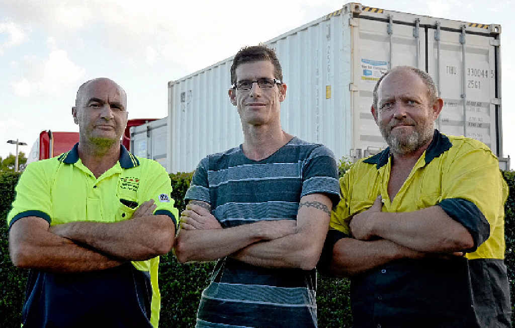 LIFE RAFT AUS FOUNDING MEMBERS: Darren Rowe, Shane Hughes and Wayne Abbott. LIFE RAFT AUS FOUNDING MEMBERS: Darren Rowe, Shane Hughes and Wayne Abbott.