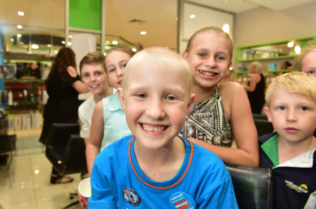 Miki Gunkel, 7, is a selfless and compassionate little girl who decided to shave her head for Shave for a Cure. Miki blitzed her fundraising target of $1000 and now hopes to reach $2000. Photo: Che Chapman / Sunshine Coast Daily Miki Gunkel, 7, is a selfless and compassionate little girl who decided to shave her head for Shave for a Cure. Miki blitzed her fundraising target of $1000 and now hopes to reach $2000. Photo: Che Chapman / Sunshine Coast Daily