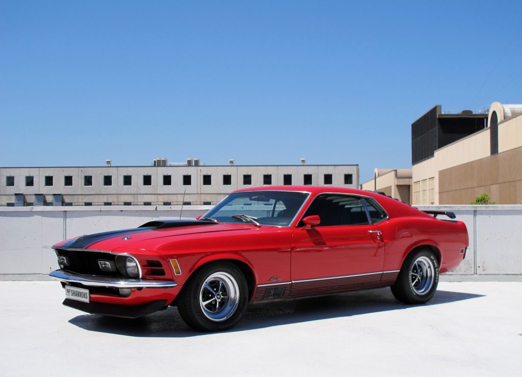 BETTER INVESTMENT? This 1970 Ford Mustang Mach 1 will be sold at Shannons Sydney Autumn Auction on Monday, for an estimate a lot less than a humble private number plate. BETTER INVESTMENT? This 1970 Ford Mustang Mach 1 will be sold at Shannons Sydney Autumn Auction on Monday, for an estimate a lot less than a humble private number plate.