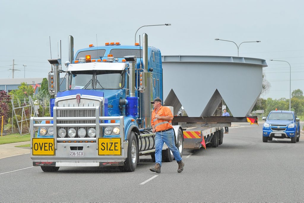 THE FINAL PIECE OF THE PUZZLE: Gladstone's Xtreme Engineering sends off 14 ton of steel to Queensland Energy Resources. Photo Mike Richards / The Observer THE FINAL PIECE OF THE PUZZLE: Gladstone's Xtreme Engineering sends off 14 ton of steel to Queensland Energy Resources. Photo Mike Richards / The Observer
