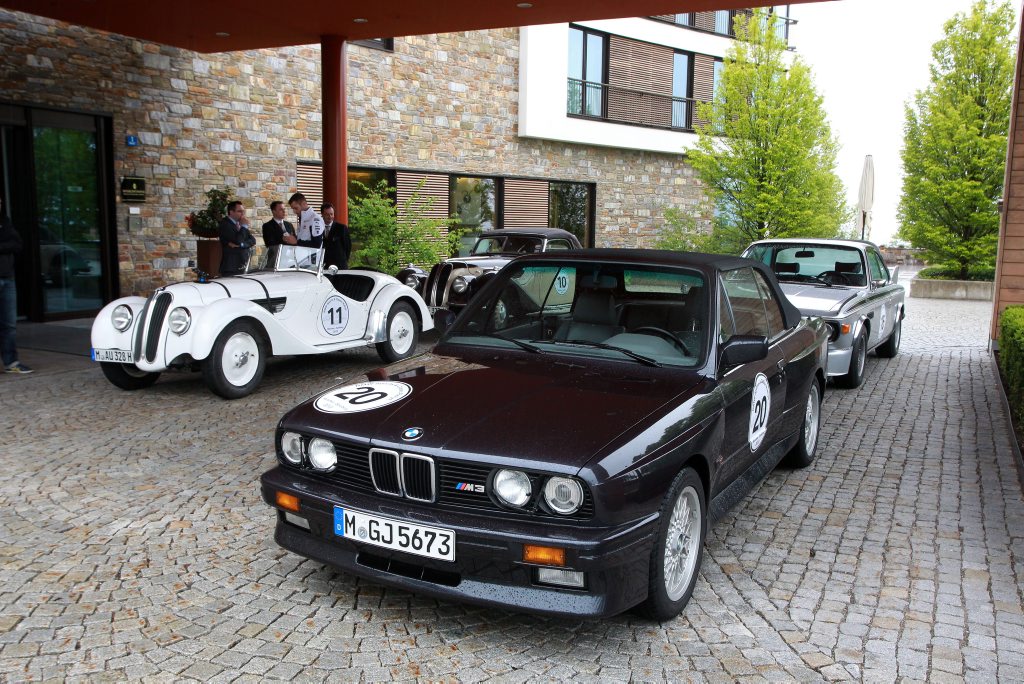 BMW ICONS: Two of BMW's finest from the past 100 years, the 1980s E30 M3 and classic pre-war 328. BMW ICONS: Two of BMW's finest from the past 100 years, the 1980s E30 M3 and classic pre-war 328.