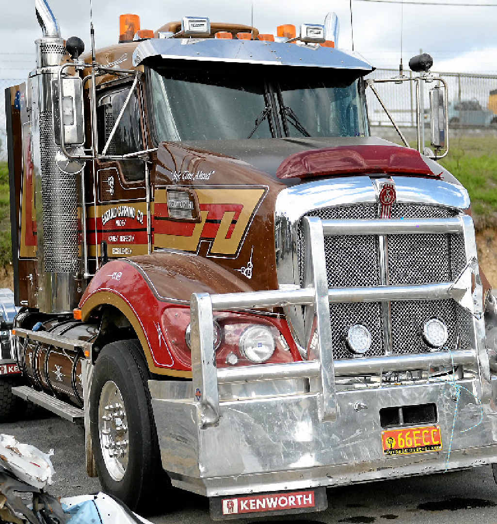 TRAGIC TIME: Anton McPherson was driving this truck when he collided with a car on the Capricorn Hwy. INSET: Callum Ryan was one of the men killed in the crash. TRAGIC TIME: Anton McPherson was driving this truck when he collided with a car on the Capricorn Hwy. INSET: Callum Ryan was one of the men killed in the crash.