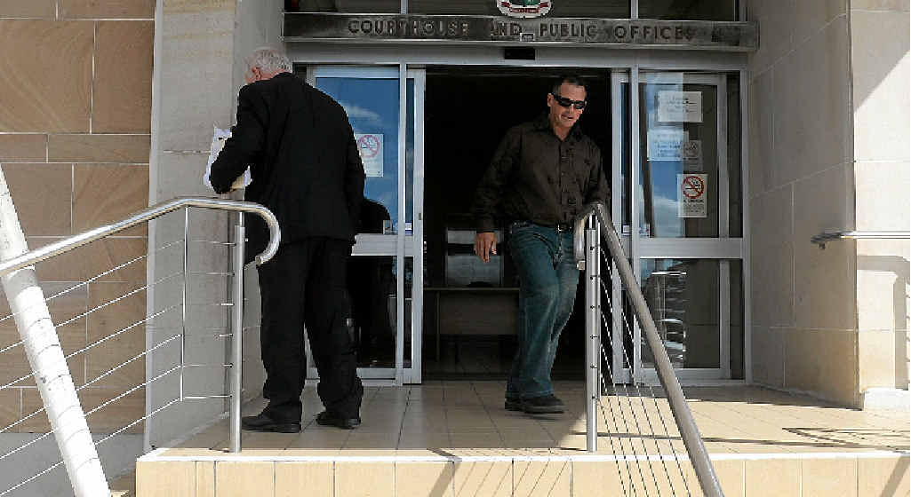 FINED: Ricki John Savidge leaving the Bundaberg Courthouse. FINED: Ricki John Savidge leaving the Bundaberg Courthouse.