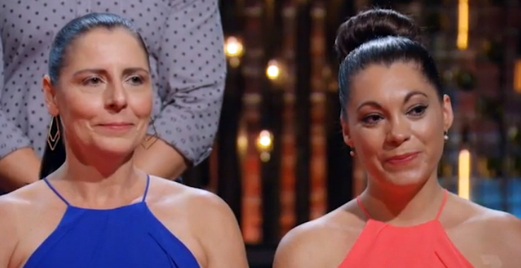 Hazel and Lisa were eliminated after the redemption round on My Kitchen Rules. Hazel and Lisa were eliminated after the redemption round on My Kitchen Rules.