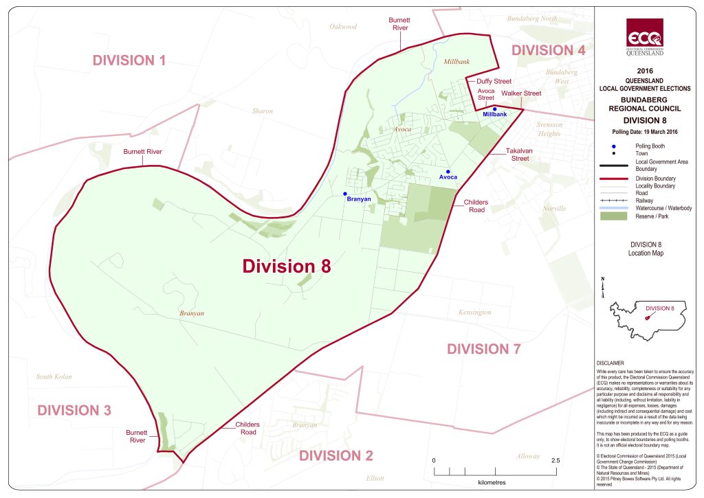 ELECTION 2016: Division 8 map Photo Electoral Commision Queensland. ELECTION 2016: Division 8 map Photo Electoral Commision Queensland.