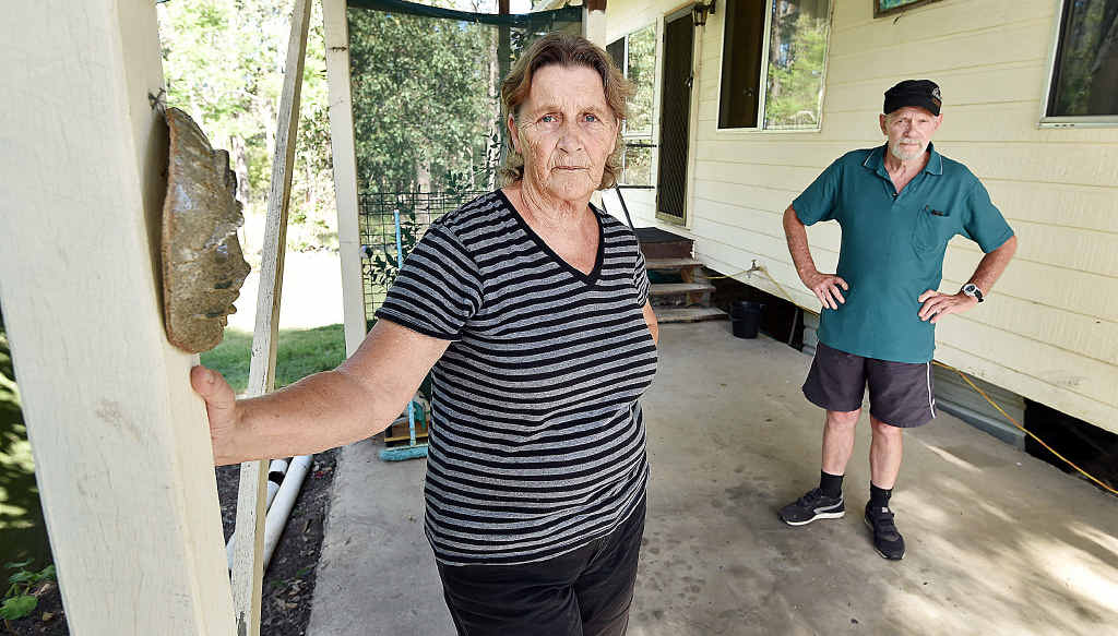 CRUEL THEFT: Glenwood’s Shirley and Fred Gladmanhad their car stolen right in front of them, and then crashed near Miriam Vale, leaving them without transport. CRUEL THEFT: Glenwood’s Shirley and Fred Gladmanhad their car stolen right in front of them, and then crashed near Miriam Vale, leaving them without transport.