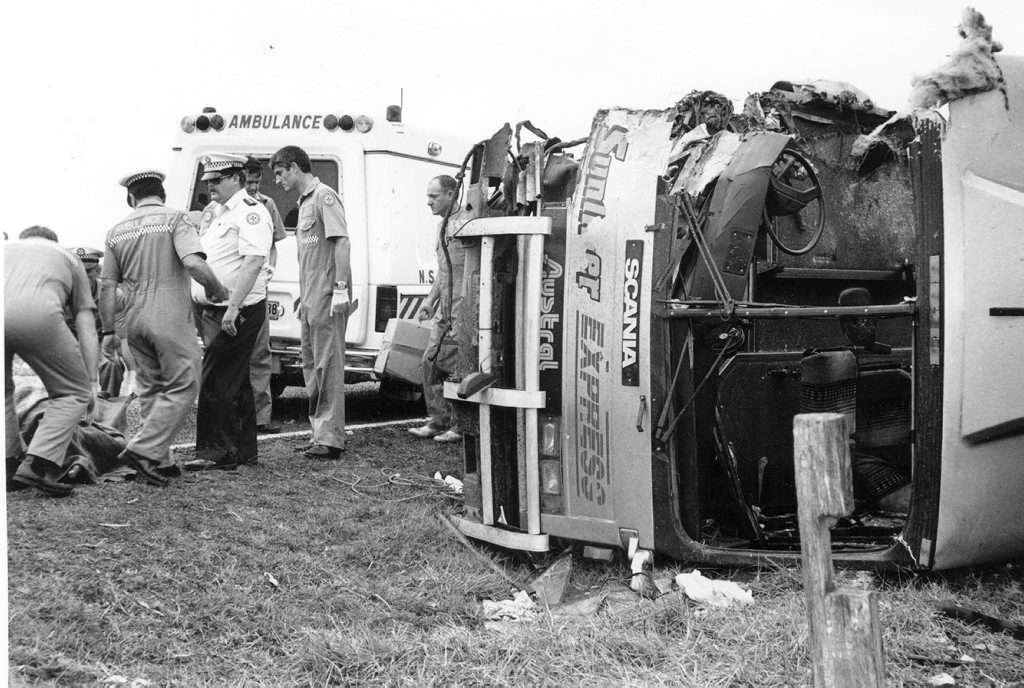 Cowper Bus Crash. Cowper Bus Crash.