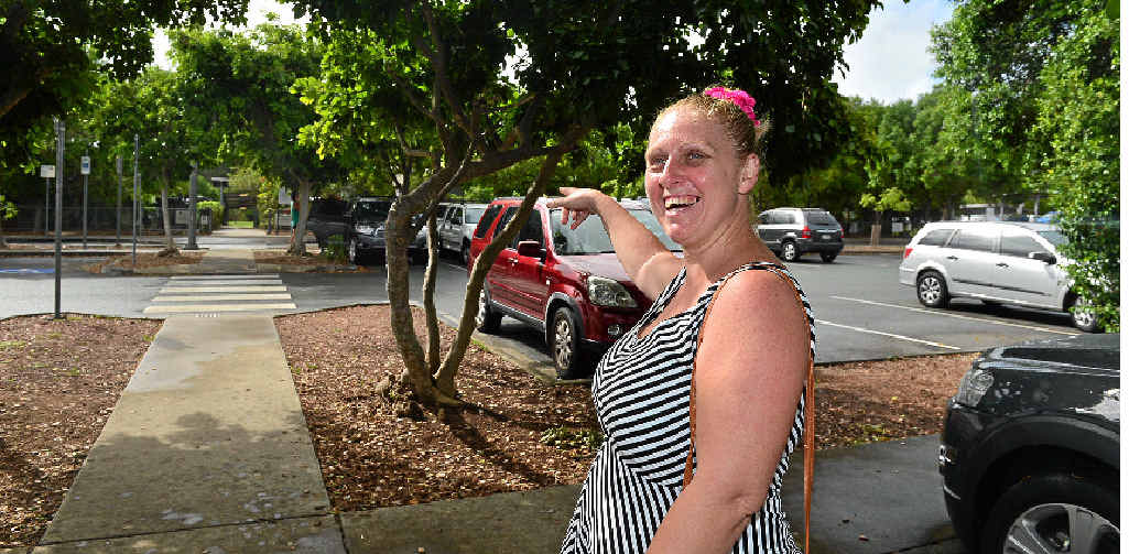 PARKING WOES: School mum Chantelle Riding says more parking options are needed at Meridan State College. PARKING WOES: School mum Chantelle Riding says more parking options are needed at Meridan State College.