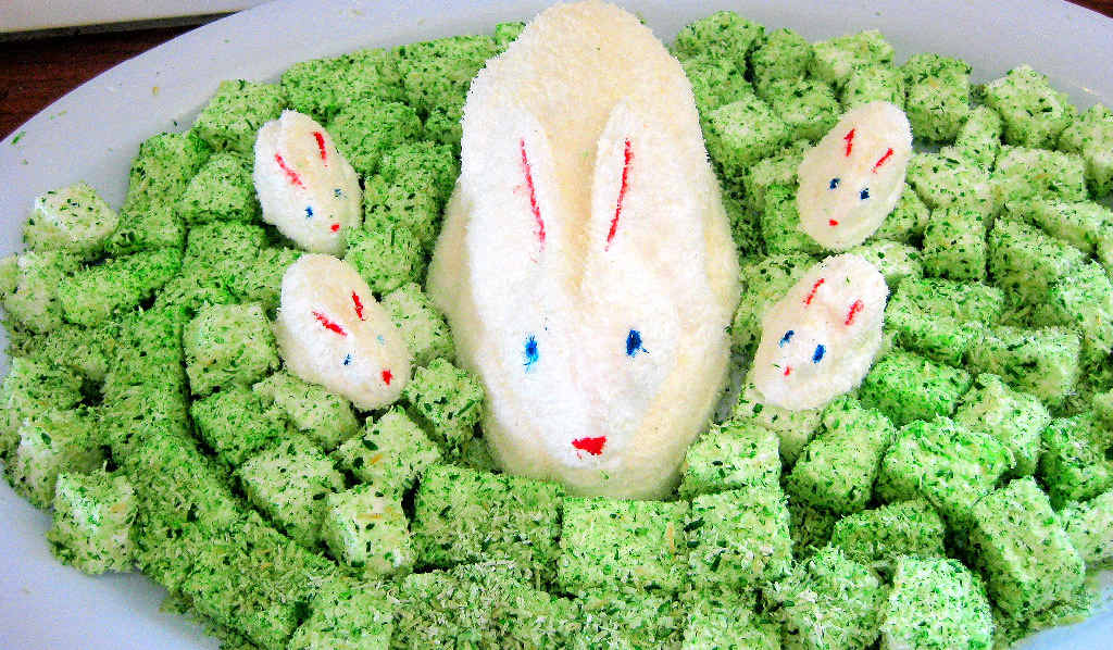 Marshmallow bunnies have been delighting youngsters for generations. Marshmallow bunnies have been delighting youngsters for generations.