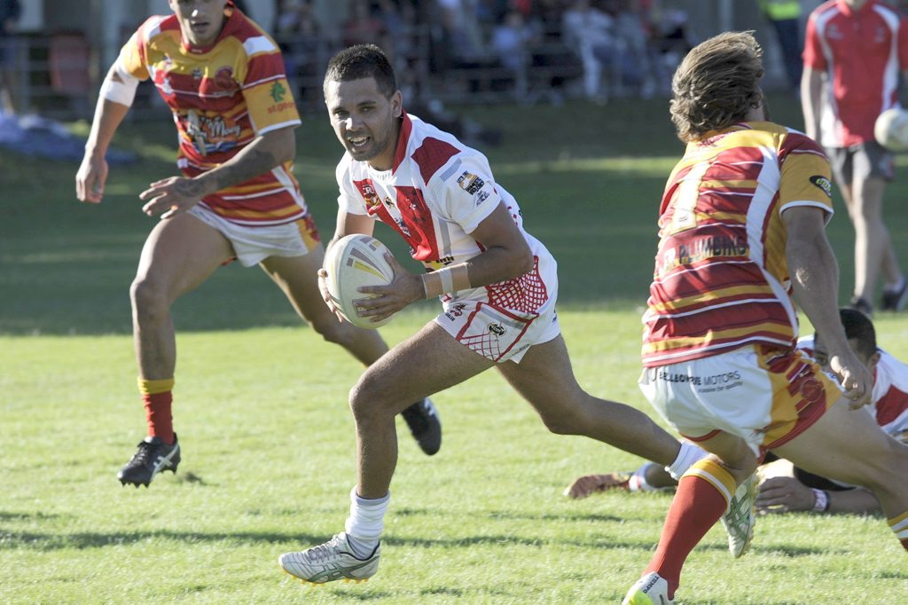 Rebel Ant Cowan goes over and scors a try during the Group 2 match between the South Grafton Rebels and Coffs Harbour Comets on Sunday at McKiitrick Park, South Grafton, 26th April 2015. Photo Debrah Novak / The Daily Examiner Rebel Ant Cowan goes over and scors a try during the Group 2 match between the South Grafton Rebels and Coffs Harbour Comets on Sunday at McKiitrick Park, South Grafton, 26th April 2015. Photo Debrah Novak / The Daily Examiner