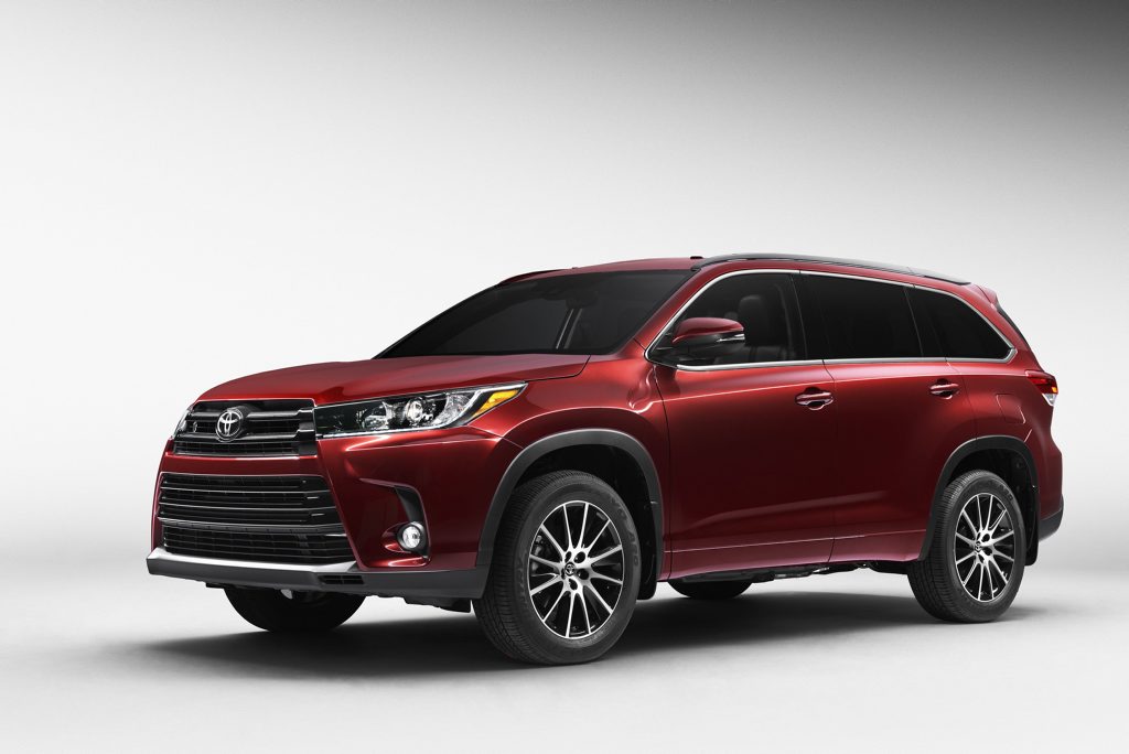 SHARPENED UP: New styling and an uprated engine and transmission for the family favourite Toyota Kluger seven-seat SUV, due here in 2017.