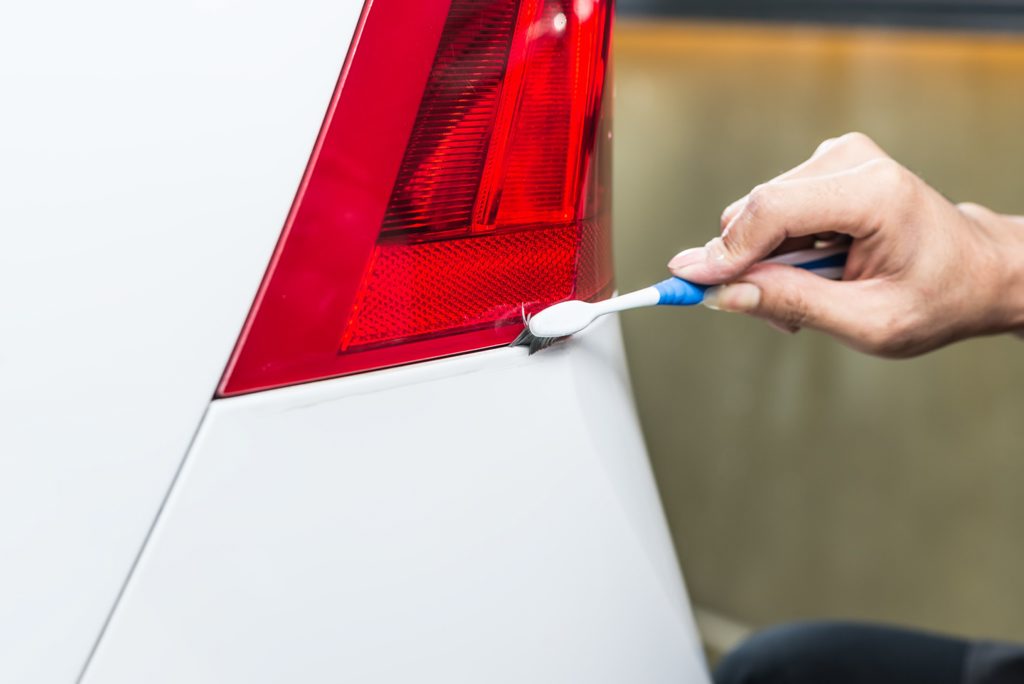 A toothbrush can clean those hard to reach places, and remove car wax stuck in cracks. Photo: Thinkstock A toothbrush can clean those hard to reach places, and remove car wax stuck in cracks. Photo: Thinkstock