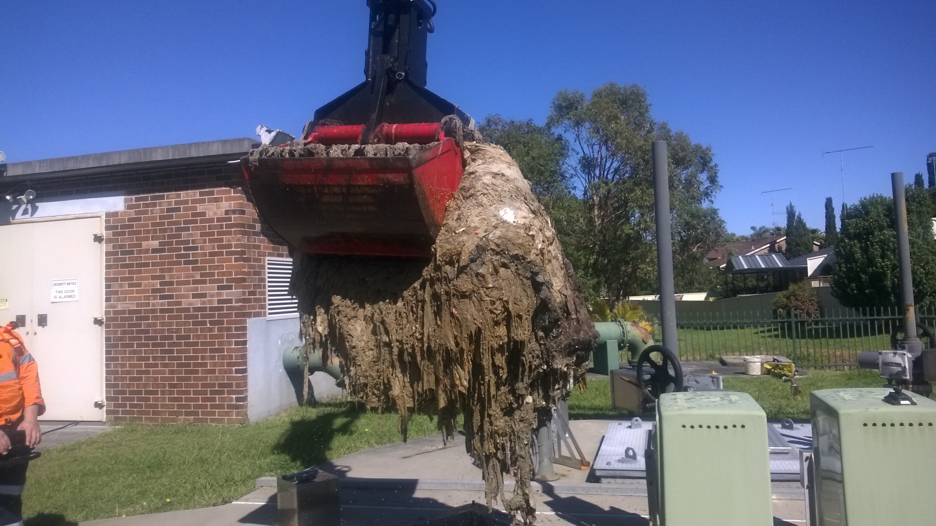 A fatberg found in the sewerage pipes in Sydney source: Sydney Water A fatberg found in the sewerage pipes in Sydney source: Sydney Water