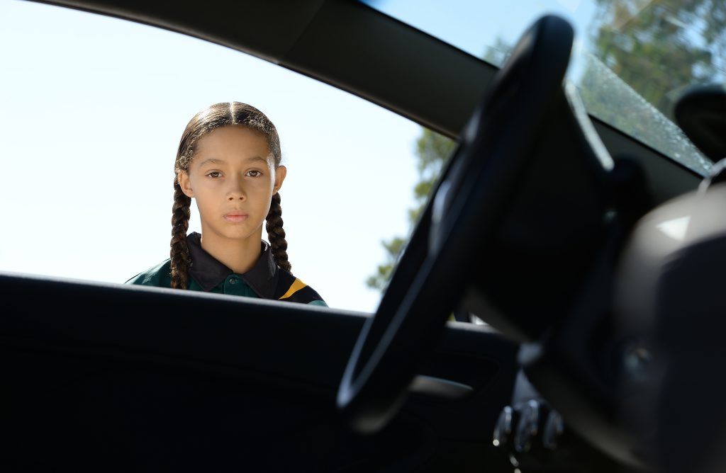 Savannah Foran-McDaniel from Karana Downs will appear on TV screens over Easter in a powerful commercial to encourage people to stop speeding over Easter. Savannah Foran-McDaniel from Karana Downs will appear on TV screens over Easter in a powerful commercial to encourage people to stop speeding over Easter.