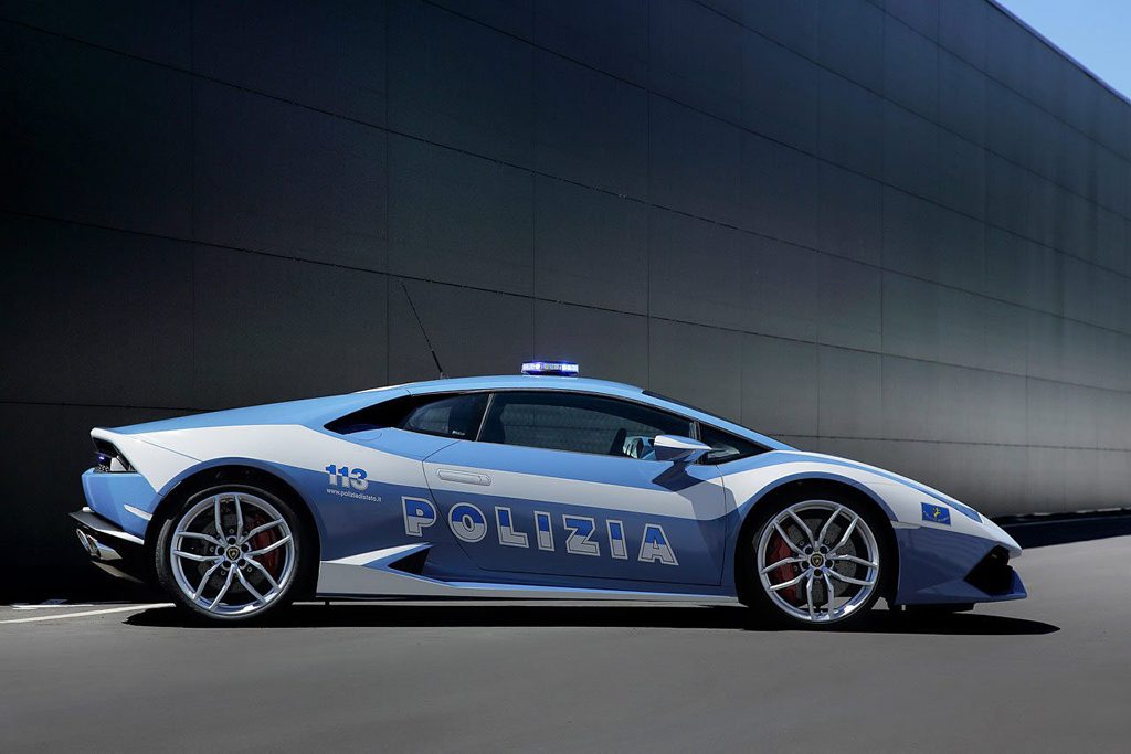 Italian State Police Lamborghini Huracan LP610-4. Photo: Contributed. Italian State Police Lamborghini Huracan LP610-4. Photo: Contributed.