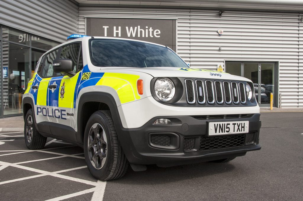 Odd choice? Jeep Renegade police car. Photo: Contributed. Odd choice? Jeep Renegade police car. Photo: Contributed.