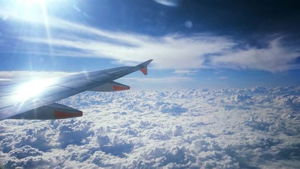 WHILE up in the clouds Dylan Keehn could resist snapping this perfect shot. 