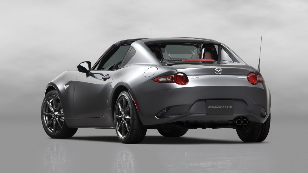 Mazda MX-5 with retractable hardtop has been revealed at the New York International Auto Show. Photo: Contributed Mazda MX-5 with retractable hardtop has been revealed at the New York International Auto Show. Photo: Contributed