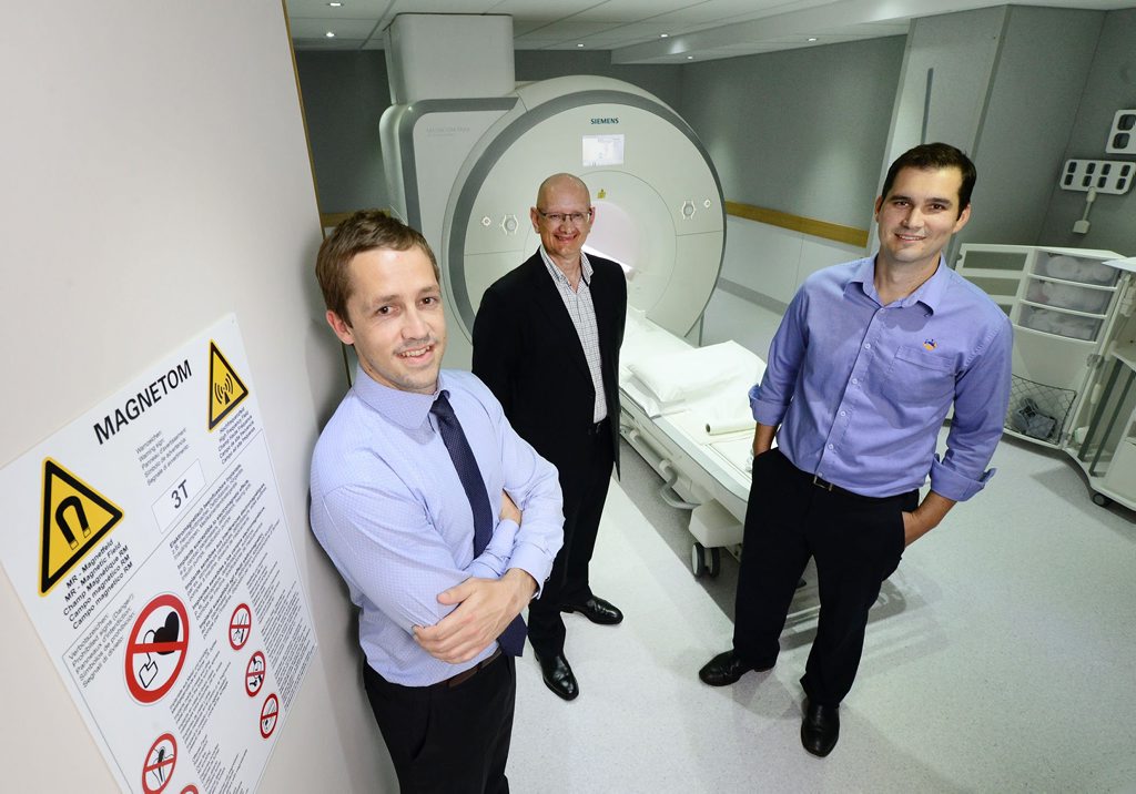 SouthernX Radiology regional manager Ben Brock (left), Member for Blair Shayne Neumann and chief technologist Jamie McMullen have concerns about budget cuts to Medicare incentives. SouthernX Radiology regional manager Ben Brock (left), Member for Blair Shayne Neumann and chief technologist Jamie McMullen have concerns about budget cuts to Medicare incentives.