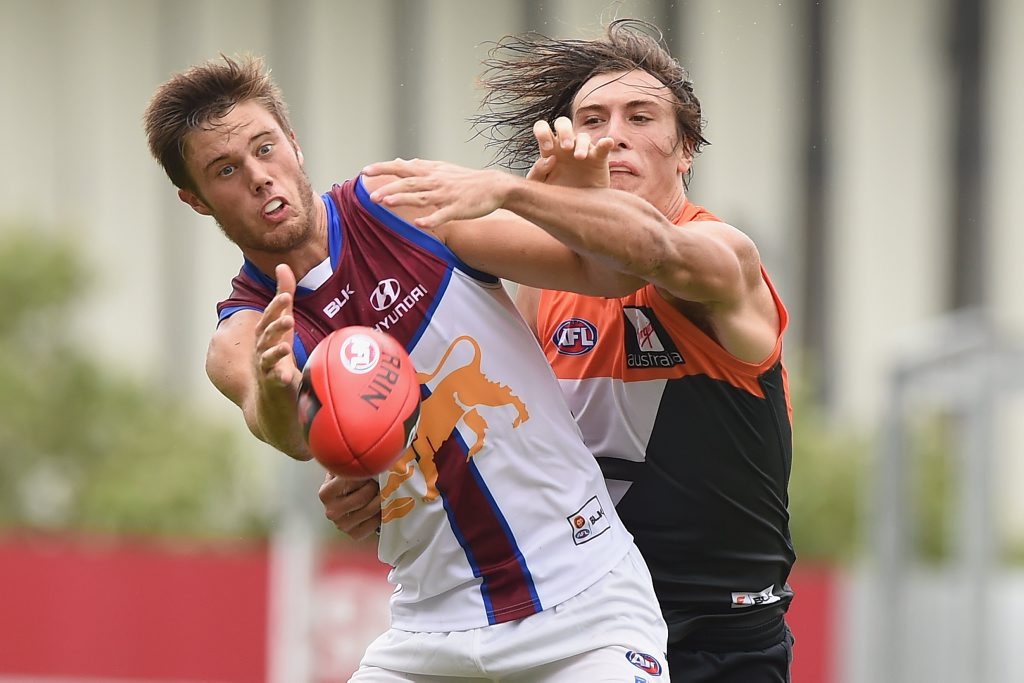 Josh Schache in action for the Lions during the NAB Challenge. Photo: Getty Images. Josh Schache in action for the Lions during the NAB Challenge. Photo: Getty Images.