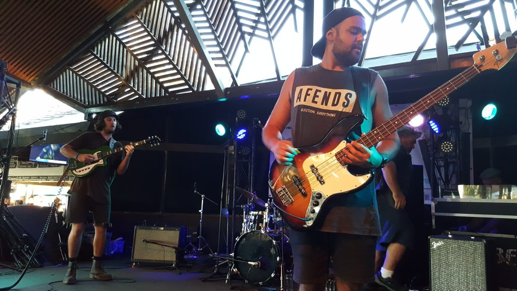 NSW Central Coast three-piece Ivy won the Bluesfest Busking Competition 2016. NSW Central Coast three-piece Ivy won the Bluesfest Busking Competition 2016.