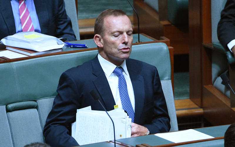 Former prime minister Tony Abbott during Question Time at Parliament House in Canberra on Wednesday, March 16, 2016. Former prime minister Tony Abbott during Question Time at Parliament House in Canberra on Wednesday, March 16, 2016.