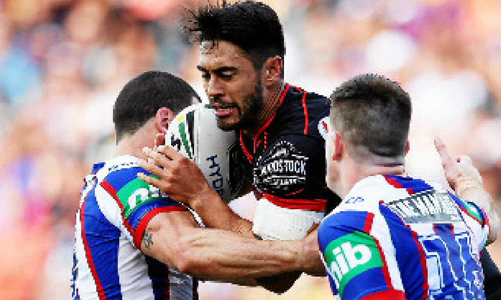 SHINING STAR: Shaun Johnson was back to his best for the Warriors in the big win over the Knights. SHINING STAR: Shaun Johnson was back to his best for the Warriors in the big win over the Knights.