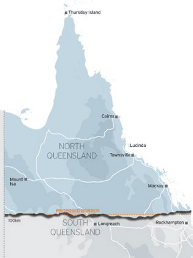 Proposed North Queensland map Proposed North Queensland map