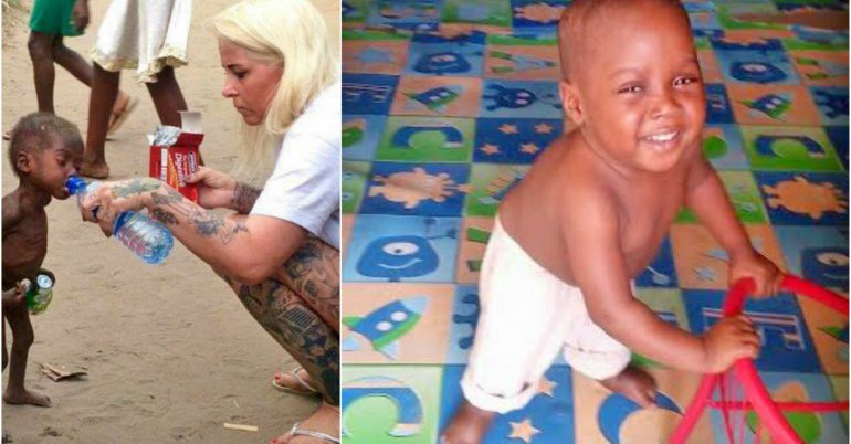 In just two months, Hope looks like a different child. In just two months, Hope looks like a different child.