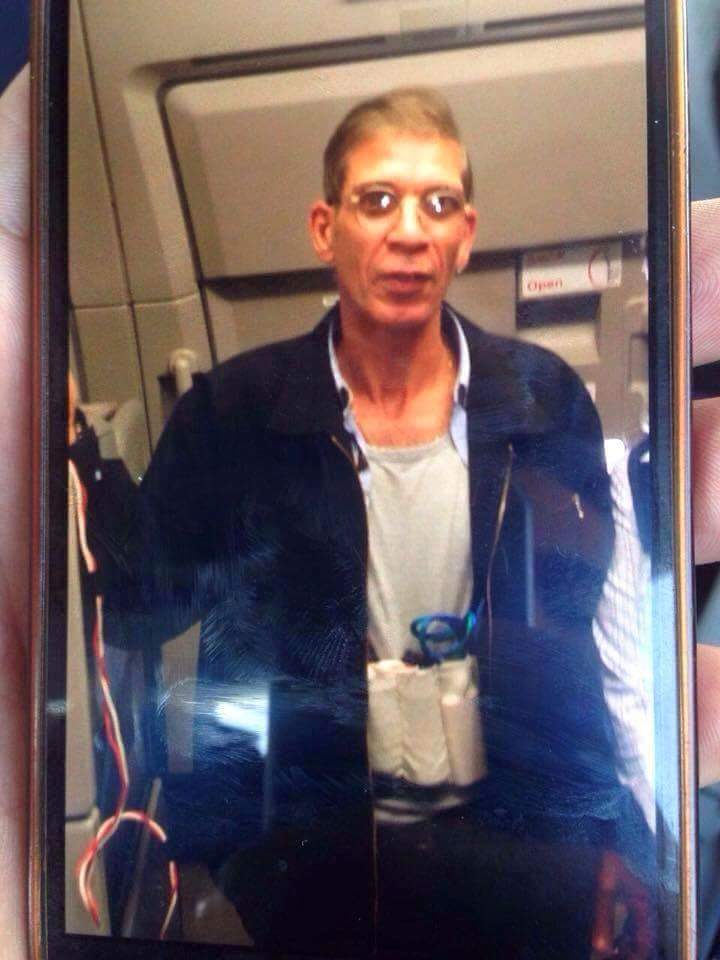 An image appearing to show EgyptAir hijacker Seif Eldin Mustafa
An image appearing to show EgyptAir hijacker Seif Eldin Mustafa