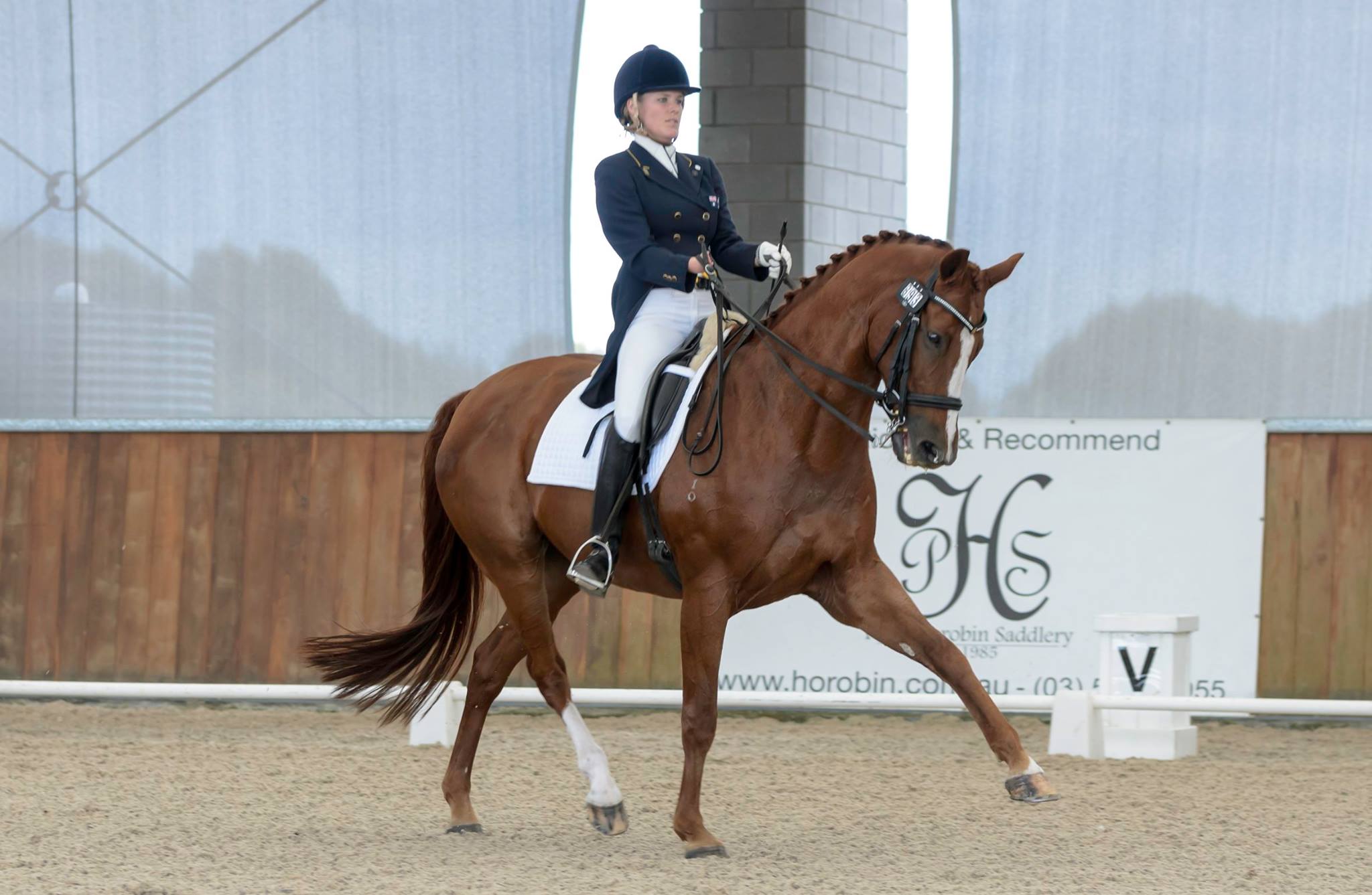 Doughty during her first incarnation as a world-class sportswoman - an equestrian rider. Photo: Contributed. Doughty during her first incarnation as a world-class sportswoman - an equestrian rider. Photo: Contributed.