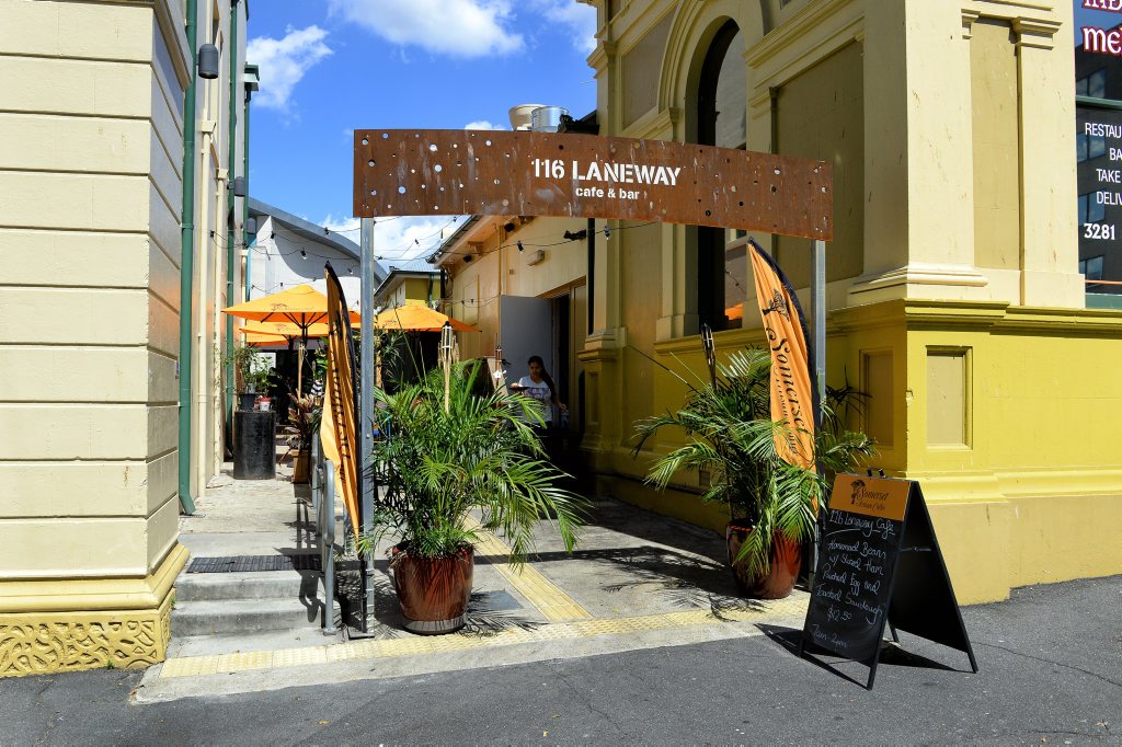 116 Laneway Cafe & Bar was vandalised on Friday night. 116 Laneway Cafe & Bar was vandalised on Friday night.