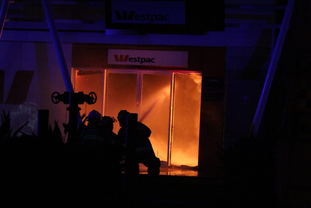 Fire at Whitsunday Shopping Centre, Cannonvale Queensland. Fire at Whitsunday Shopping Centre, Cannonvale Queensland.