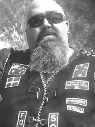 Sons of the Southern Cross motorcycle club president Steve Sons of the Southern Cross motorcycle club president Steve