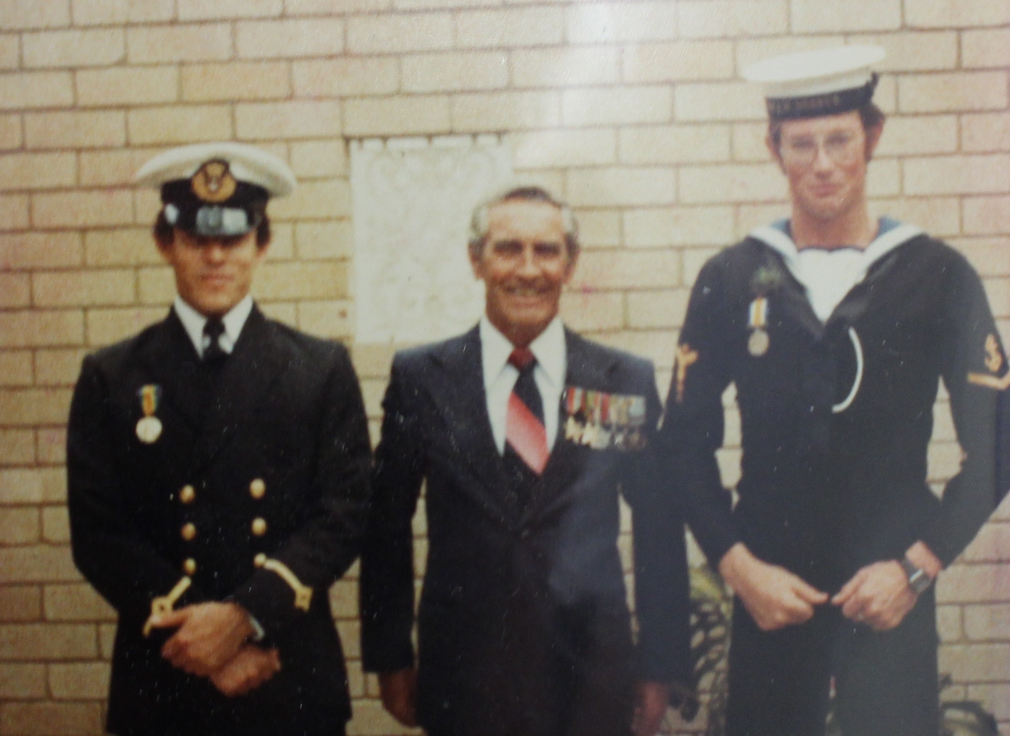 Ken and his two sons, John and Graeme. Ken and his two sons, John and Graeme.