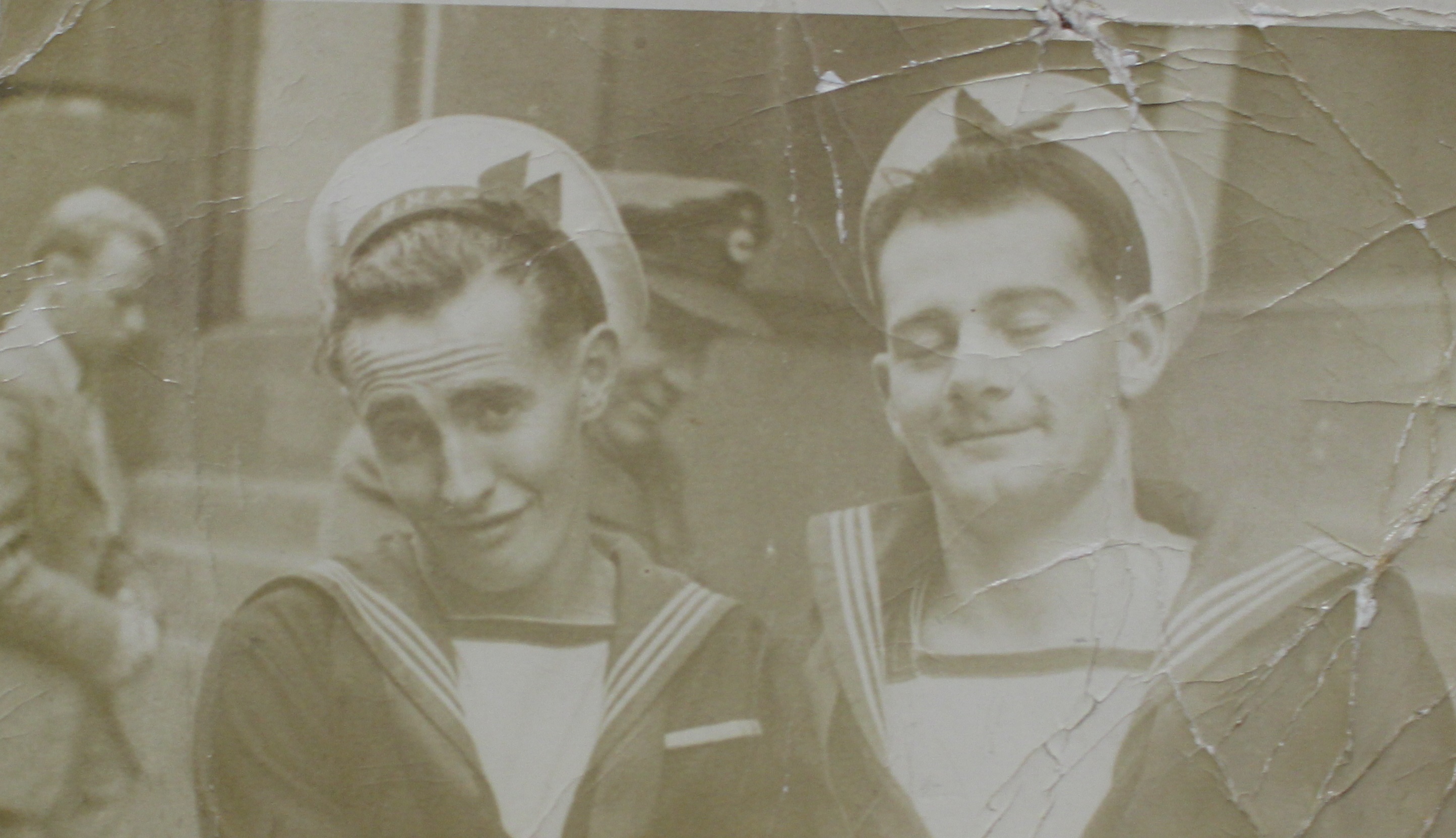 Ken and Gordon Davies, 1947. Ken and Gordon Davies, 1947.