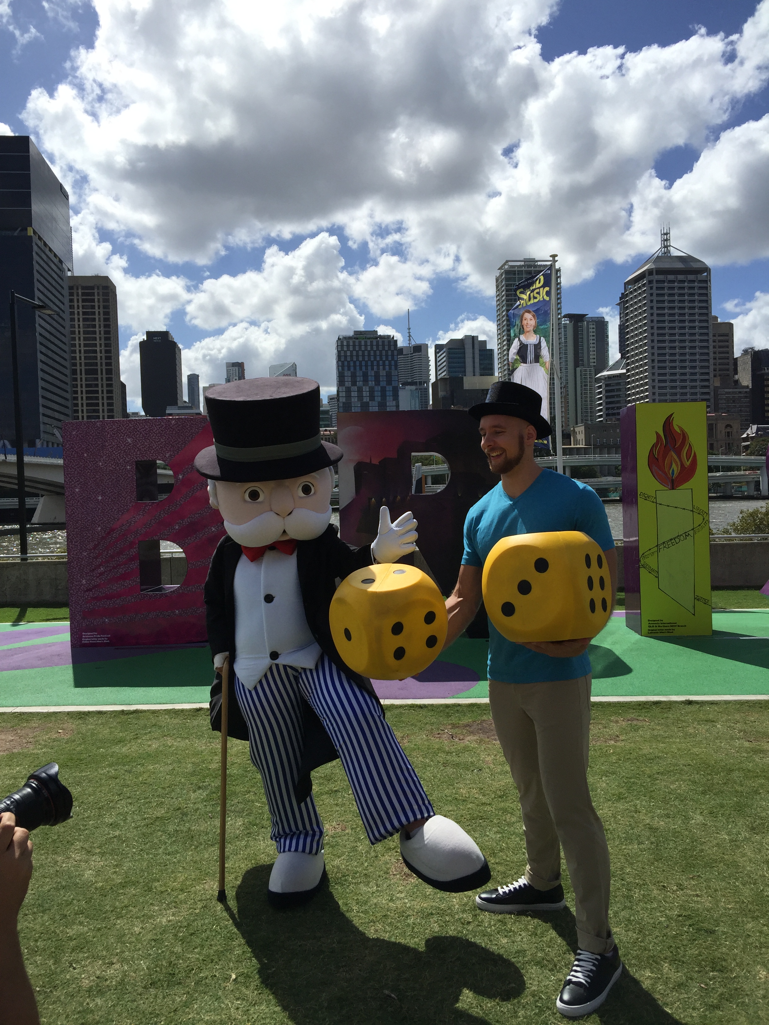 Mr Monopoly and national champion Tony Shaw announce that Brisbane will be given its own edition of the iconic boardgame before the end of 2016 Mr Monopoly and national champion Tony Shaw announce that Brisbane will be given its own edition of the iconic boardgame before the end of 2016