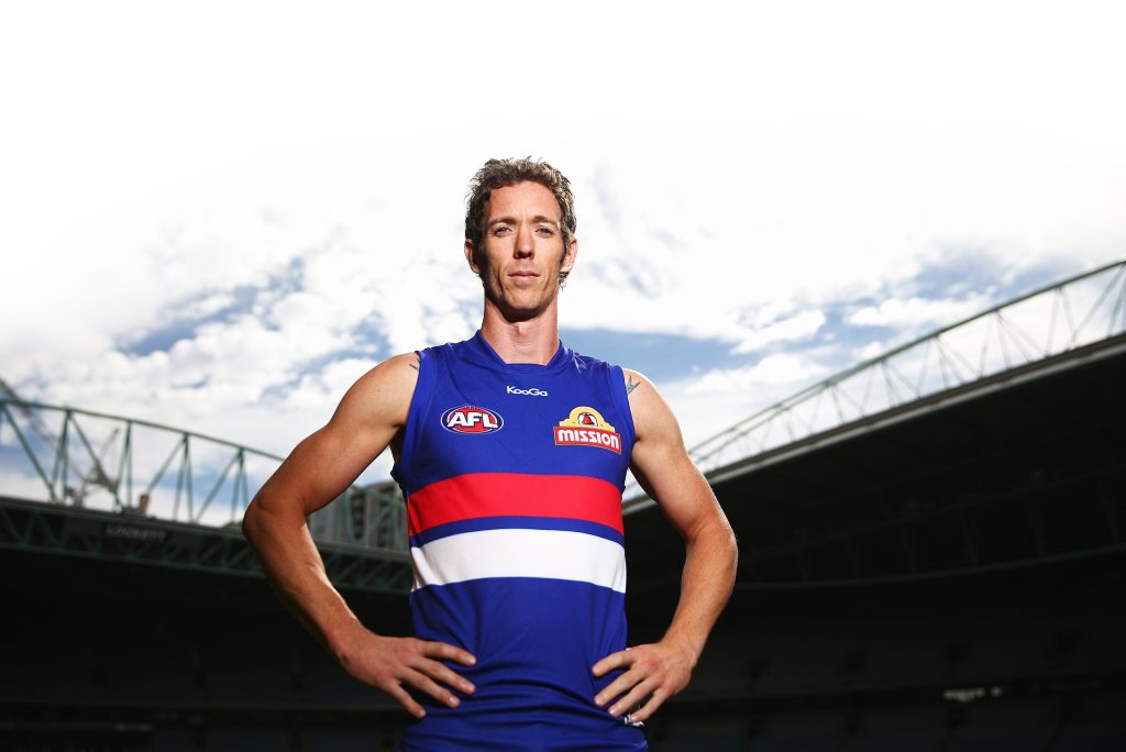 Western Bulldogs skipper Robert Murphy keeps getting better with age. Photo: Getty Images. Western Bulldogs skipper Robert Murphy keeps getting better with age. Photo: Getty Images.