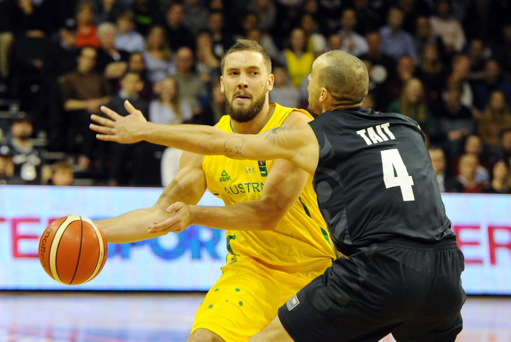 Australia's Adam Gibson in action. Australia's Adam Gibson in action.