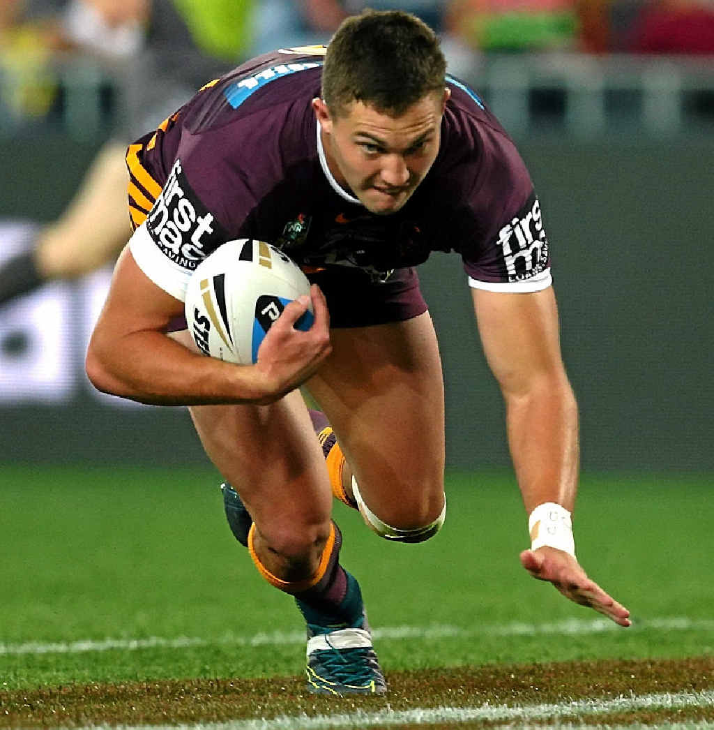 TRY BEFORE THEY BUY: Broncos winger Corey Oates scores one of his 30 NRL tries. TRY BEFORE THEY BUY: Broncos winger Corey Oates scores one of his 30 NRL tries.