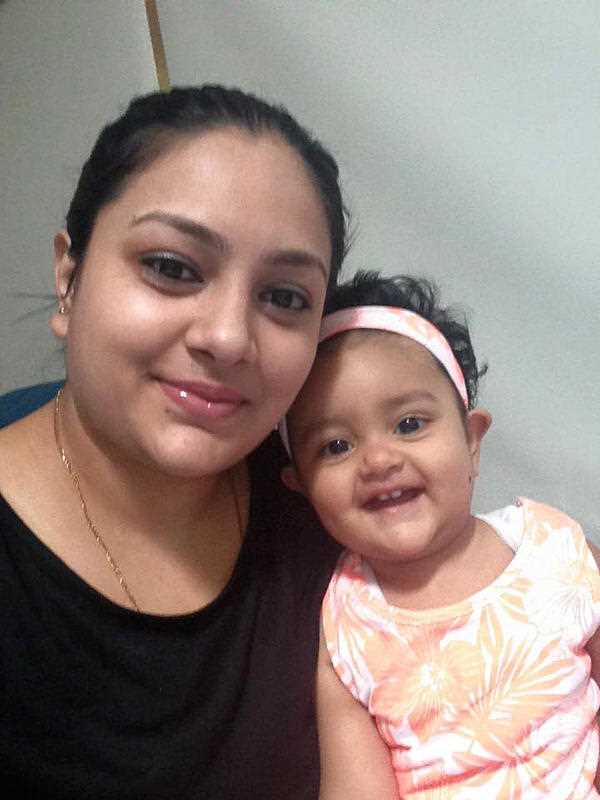 A supplied undated image obtained Sunday April 10, 2016 from Facebook of missing 15-month-old Sanaya Sahib pictured with her mother Sofina Nikat. Police believe the body of a young girl found in a Melbourne creek is Sanaya Sahib. A supplied undated image obtained Sunday April 10, 2016 from Facebook of missing 15-month-old Sanaya Sahib pictured with her mother Sofina Nikat. Police believe the body of a young girl found in a Melbourne creek is Sanaya Sahib.