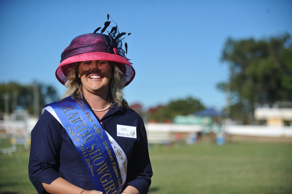 Winner of the 2011 Grafton Showgirl competition, Madeline McDonald, during the opening ceremony of the Grafton Show. Photo: JoJo Newby/The Daily Examiner Winner of the 2011 Grafton Showgirl competition, Madeline McDonald, during the opening ceremony of the Grafton Show. Photo: JoJo Newby/The Daily Examiner