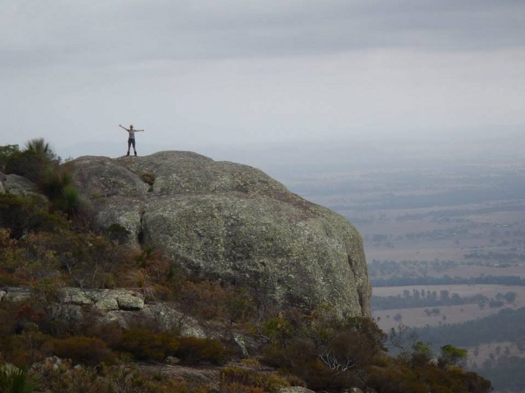 Even in hazy weather, the views from the top of Mt Walsh are impressive. Photo Jenny Munro / Fraser Coast Chronicle Even in hazy weather, the views from the top of Mt Walsh are impressive. Photo Jenny Munro / Fraser Coast Chronicle