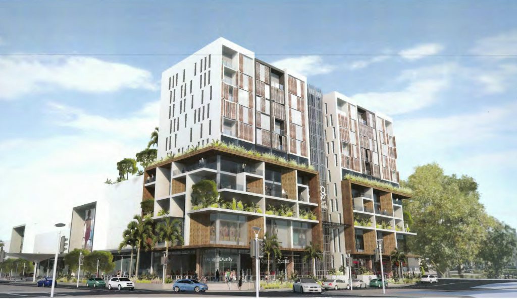 An artist's impression of the new development application for the Gordon St end of Coffs Central lodged by Gowings Pty Ltd. An artist's impression of the new development application for the Gordon St end of Coffs Central lodged by Gowings Pty Ltd.