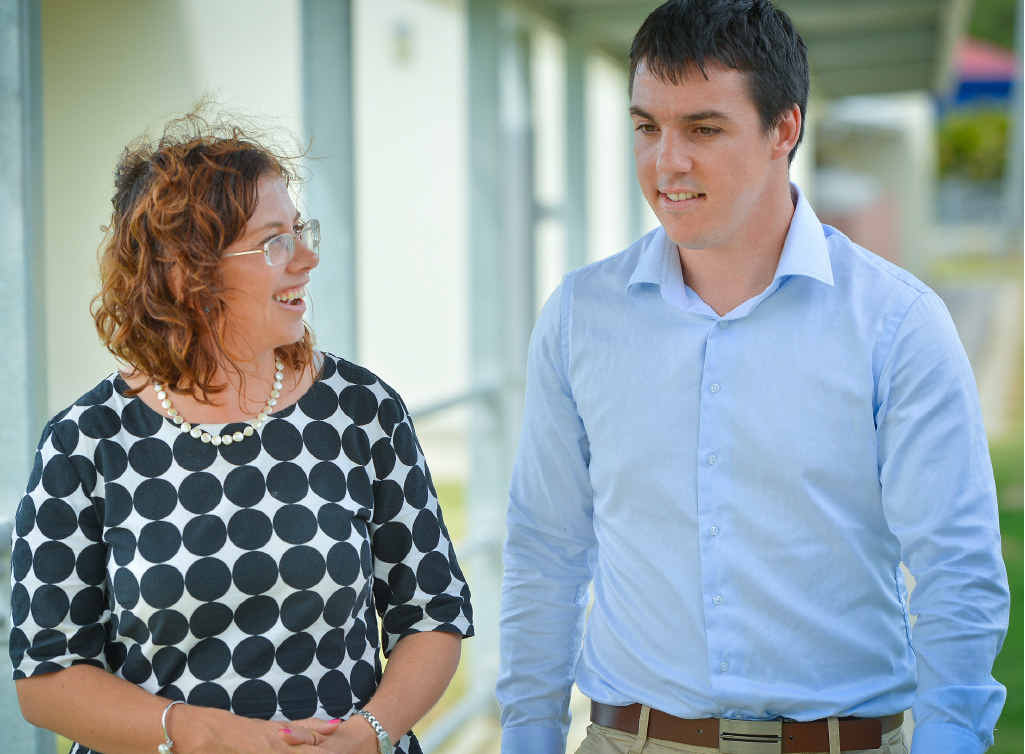 MISSING THE MARK: Shadow Assistant Minister for Education, Amanda Rishworth and Flynn ALP candidate Zac Beers inspect the Gladstone Trades Centre which will open in May. MISSING THE MARK: Shadow Assistant Minister for Education, Amanda Rishworth and Flynn ALP candidate Zac Beers inspect the Gladstone Trades Centre which will open in May.