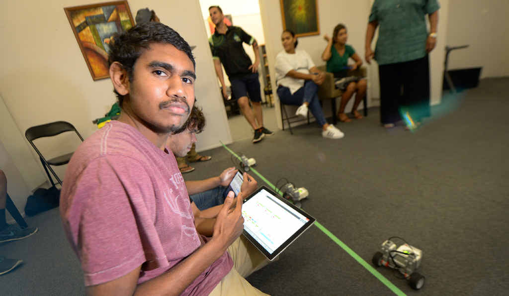 Indigenous youth plug in to Rockhampton workshop