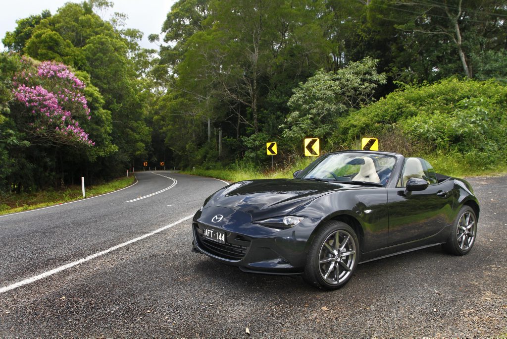 MAZDA'S GEM: The new darling of the sports car world is the ideal road trip tool for two, reminding that driving can still be fun, especially behind the wheel of an MX-5. MAZDA'S GEM: The new darling of the sports car world is the ideal road trip tool for two, reminding that driving can still be fun, especially behind the wheel of an MX-5.
